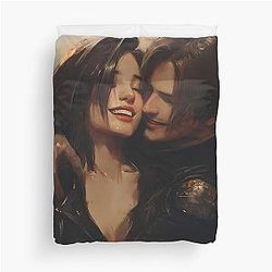 Leon Kennedy and Ada Wong - 4 Duvet Cover