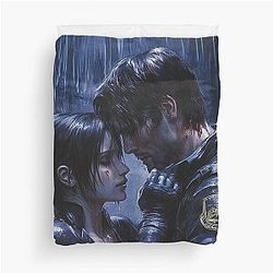 Leon Kennedy & Ada Wong - Duvet Cover
