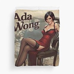 Ada Wong Pinup Duvet Cover
