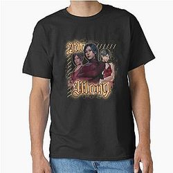 Ada Wong collage design with gothic text Classic T-Shirt