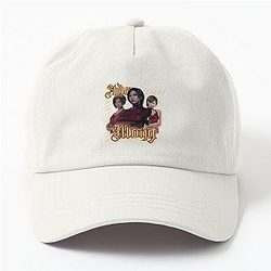 Ada Wong collage design with yellow gothic text Dad's Hat