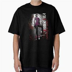 Resident Evil 4make Separate Ways Ada Wong Sin City White Version Oversized T-Shirt