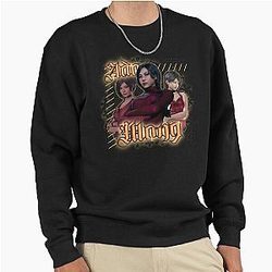 Ada Wong Collage Design Pullover Sweatshirt