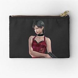 Portrait of Ada Wong from Resident Evil Zipper Pouch