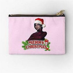 Merry Christmas Ada Wong Resident Evil 4 remake Zipper Pouch