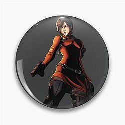 Ada Wong art from Resident Evil Pin