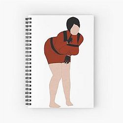 Chubby Ada Wong Spiral Notebook