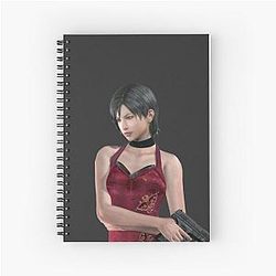 Portrait of Ada Wong from Resident Evil Notebook
