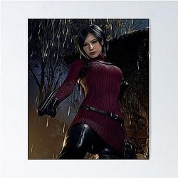 Ada Wong Resident Evil Painting