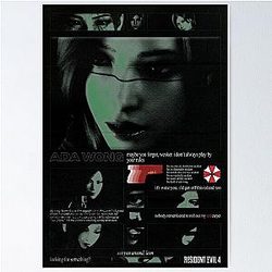 Ada Wong : Resident Evil 4 Remake : Graphic Poster