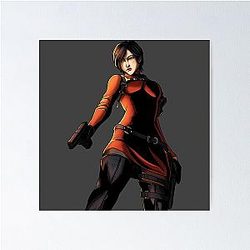 Ada Wong Art Poster From Resident Evil