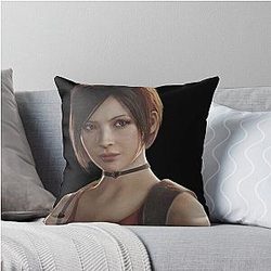 Resident Evil 4 Ada Wong Throw Pillow