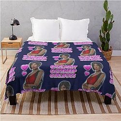 Ada Wong Girlboss Throw Blanket
