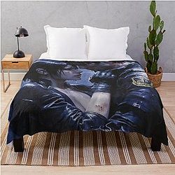 Leon Kennedy and Ada Wong - 3 Throw Blanket