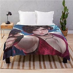 Ada Wong Throw Blanket