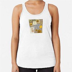 Anything lyrics Adrianne Lenker Racerback Tank Top
