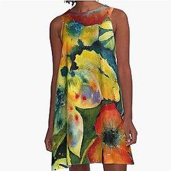 Adrianne Lenker Painting A Line Dress