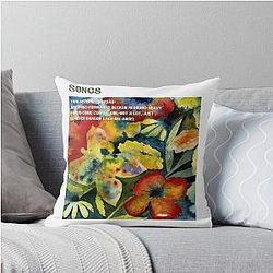 Adrianne Lenker Throw Pillow Album List