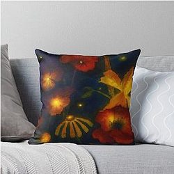 Adrianne Lenker - Songs album art Flowers Throw Pillow