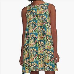 Adrianne Lenker inspired A-Line Dress