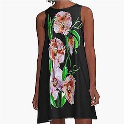 Mural Minimalist Adrianne Lenker A-Line Dress