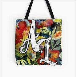 Adrianne Lenker Music - Minimalist Wall Art Design Flowers All Over Print Tote Bag