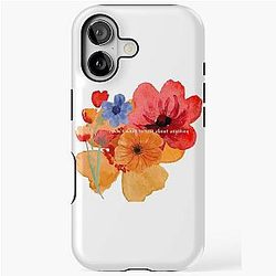 Adrianne Lenker Inspired Lyric Design iPhone tough Case