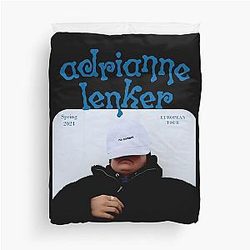 Neon Adrianne Lenker No Hat Duvet Cover