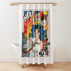Adrianne Lenker Graphic Art Shower Curtain
