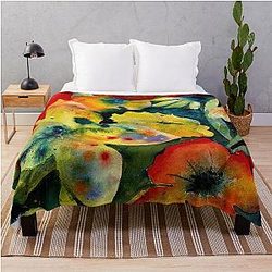 Adrianne Lenker Painted Throw Blanket