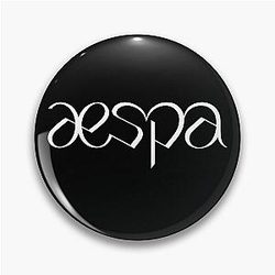 Aespa KPop Logo Pin