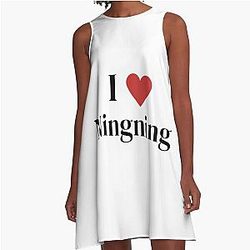 aespa Ningning A Line Dress