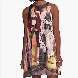 Aespa Rich Man Group A-Line Dress