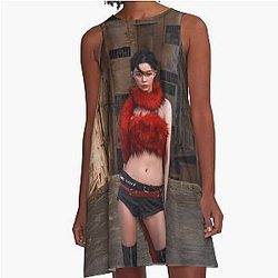 Aespa Rich Man - WINTER A-Line Dress