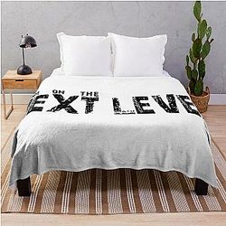IAM on the Next Level - Aespa (Black Ver.) Throw Blanket