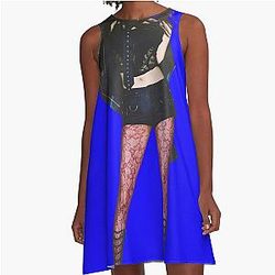 Aespa Rich Man Karina A Line Dress