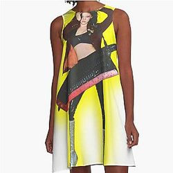 Aespa Rich Man Ningning A-line Dress