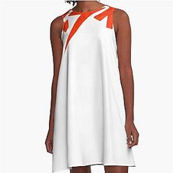 Aespa Richman Logo A-Line Dress