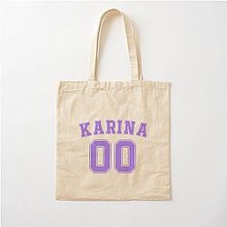 Aespa Karina Varsity Cotton Tote