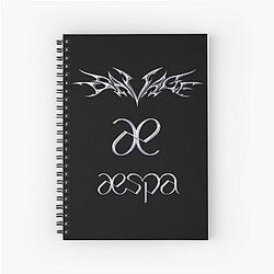 aespa Savage Logos Spiral Notebook