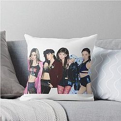 Aespa Rich Man Group Throw Pillow