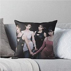 Aespa Kpop Girl Group Throw Pillow