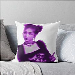 Savage aespa Y2K Futuristic Throw Pillow