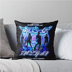 AESPA GIRLS Shirt Live Tour 2023 Merch KPOP Throw Pillow