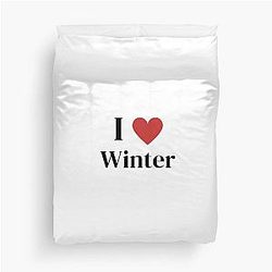 aespa Winter Duvet Cover