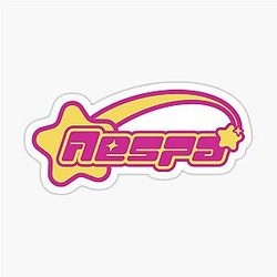 Aespa Y2K Logo Sticker