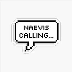 aespa Naevis calling Next Level Sticker