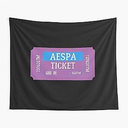 Aespa Ticket Tapestry