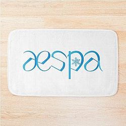 Aespa Christmas Frozen Bath Mat