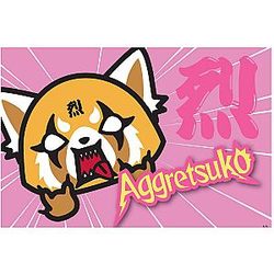 Aggretsuko Horns Wall Poster, 22.375" x 34", Multicolor